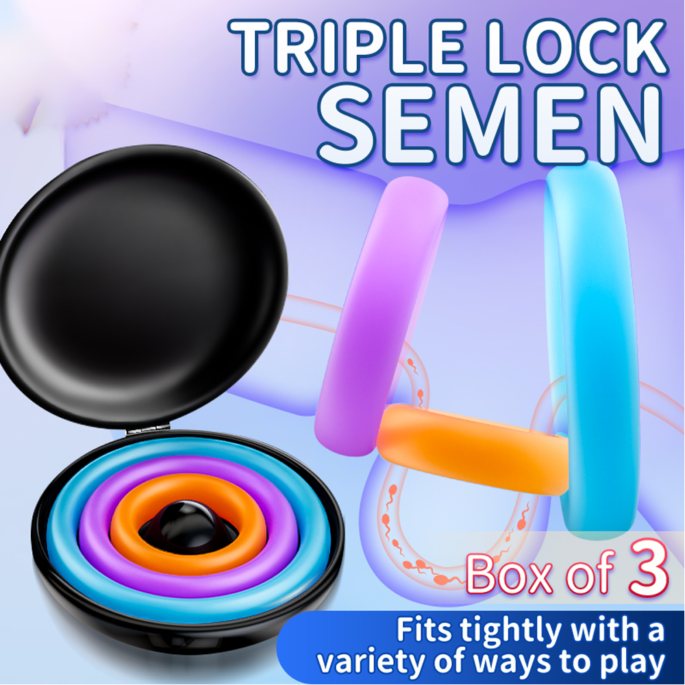 vibrant ABS silicone cock ring