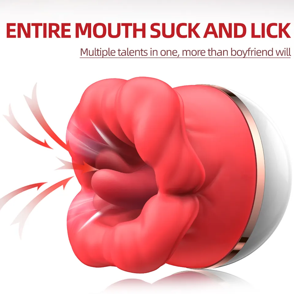 Licking and Sucking Massager